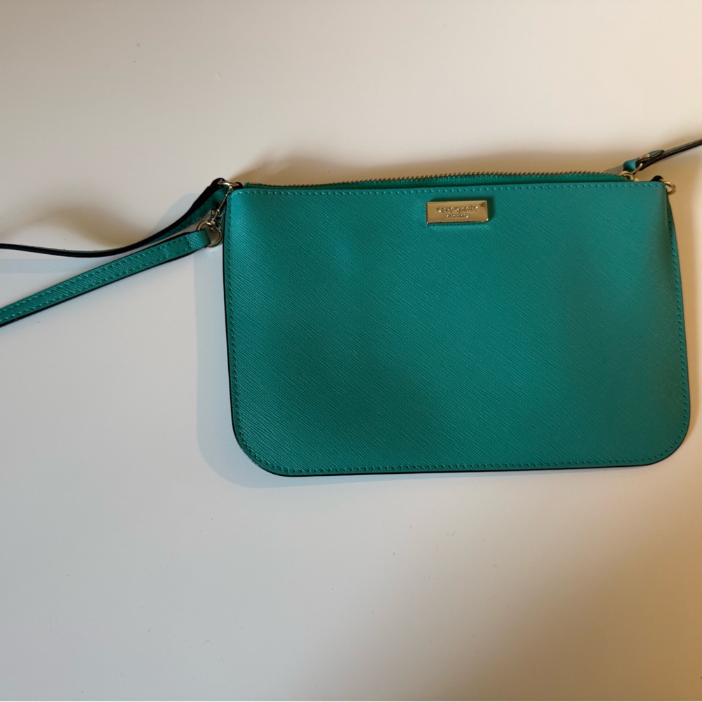 Kate Spade Turquoise Wristlet Clutch
